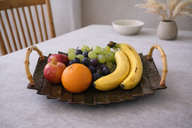 Corbeille à fruits en grès